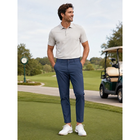 Jack Archer Other - Jack Archer Jetsetter Tech Pant 29 x28 Deep Blue Performance Stretch Golf Travel